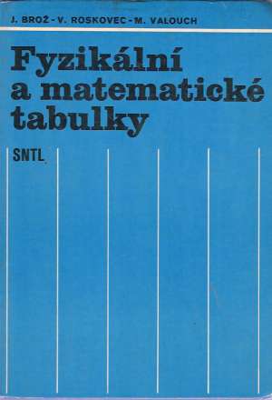 Obal knihy Fyzikální a matematické tabulky