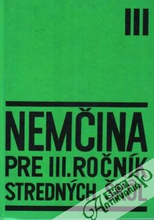 Obal knihy Nemčina pre 3. ročník stredných škôl