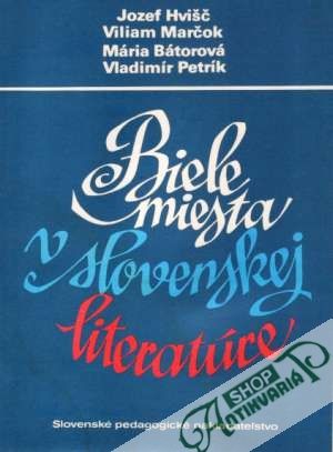 Obal knihy Biele miesta v slovenskej literatúre