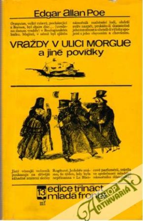 Obal knihy Vraždy v ulici Morgue a jiné povídky