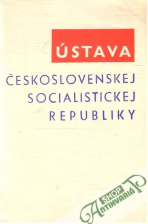 Obal knihy Ústava československej socialistickej republiky