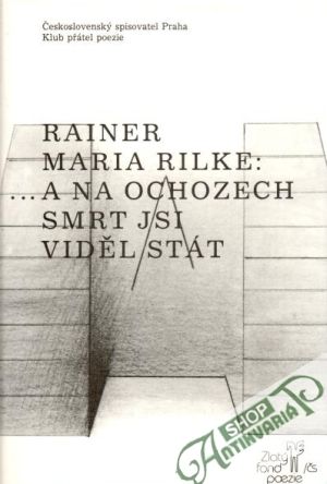 Obal knihy ... a na ochozech smrt jsi veděl stát