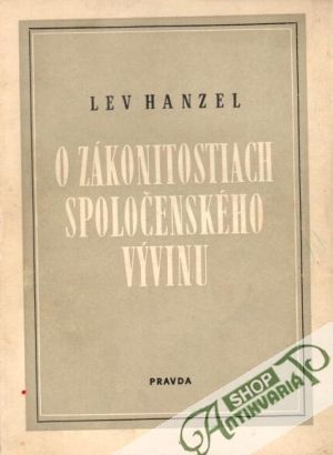 Obal knihy O zákonitostiach spoločenského vývinu