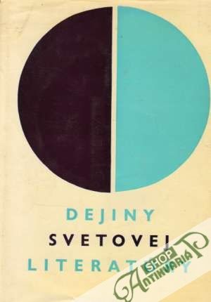 Obal knihy Dejiny svetovej literatúry (I. - II.)