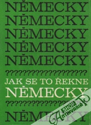 Obal knihy Jak se to řekne německy