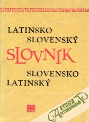 Obal knihy Latinsko-slovenský a slovensko-latinský slovník