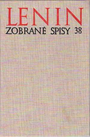 Obal knihy Zobrané spisy 38