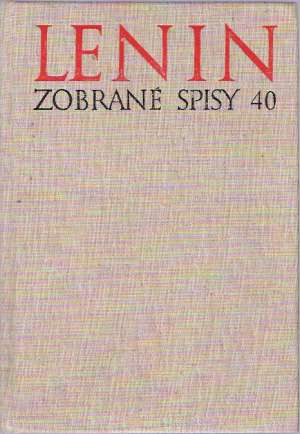 Obal knihy Zobrané spisy 40