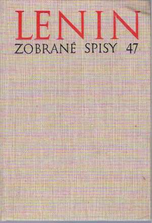 Obal knihy Zobrané spisy 47