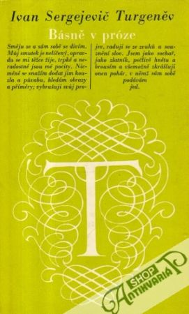 Básně v próze - Turgeněv Ivan Sergejevič