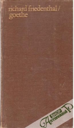 Goethe (bez obalu) - Friedenthal Richard