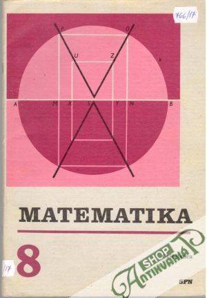 Obal knihy Matematika 8.- cvičebnica