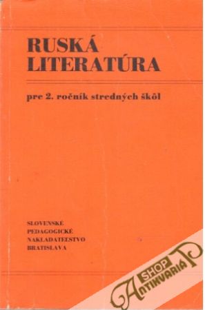 Obal knihy Ruská literatúra pre 2.ročník SŠ