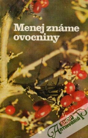 Obal knihy Menej známe ovocniny