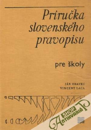 Obal knihy Príručka slovenského pravopisu pre školy