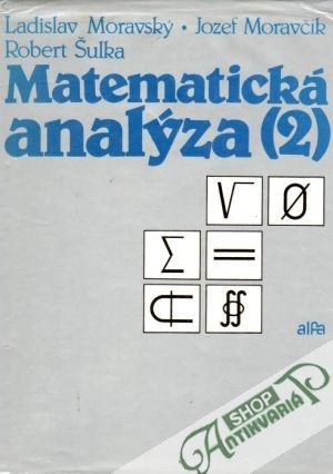 Obal knihy Matematická analýza 2.