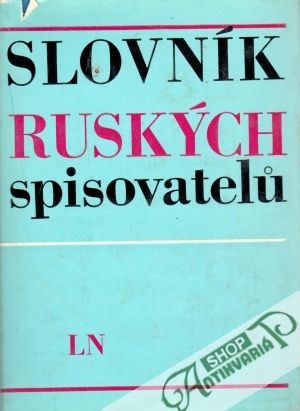 Obal knihy Slovník ruských spisovatelů