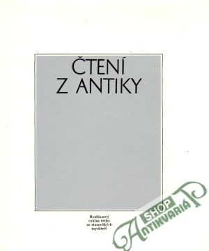 Čtení z antiky - kolektív autorov