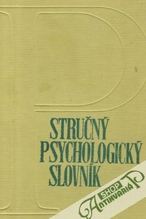 Obal knihy Stručný psychologický slovník