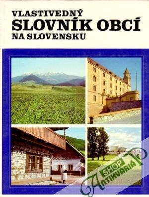 Obal knihy Vlastivedný slovník obcí na Slovensku 1.