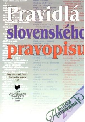 Obal knihy Pravidlá slovenského pravopisu 