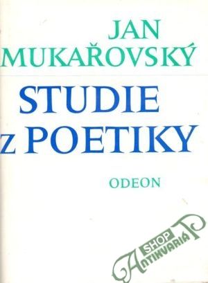 Obal knihy Studie z poetiky