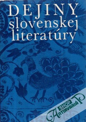 Obal knihy Dejiny slovenskej literatúry