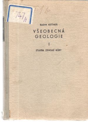 Obal knihy Všeobecná geologie I.