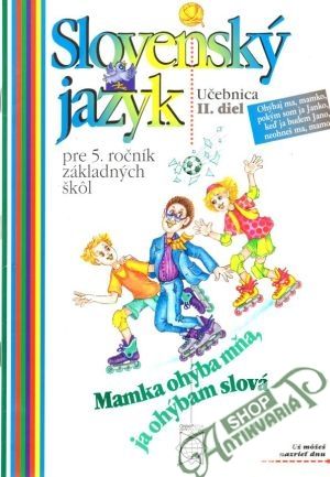 Obal knihy Slovenský jazyk pre 5. ročník ZŠ 