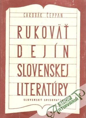Obal knihy Rukoväť dejín slovenskej literatúry