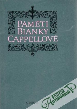 Obal knihy Paměti Bianky Cappellové