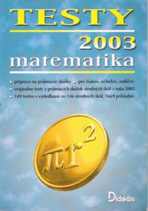 Testy 2003 - Matematika - Struhárová Eva