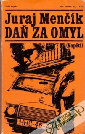 Obal knihy Daň za omyl