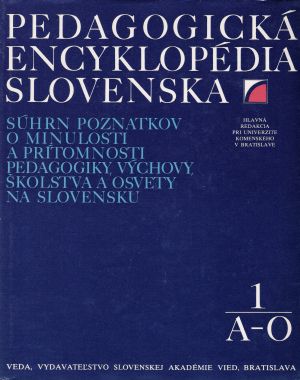 Obal knihy Pedagogická encyklopédia Slovenska (I. - II.)