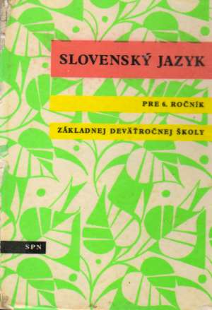 Obal knihy Slovenský jazyk 6.
