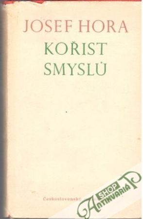 Obal knihy Kořist smyslú