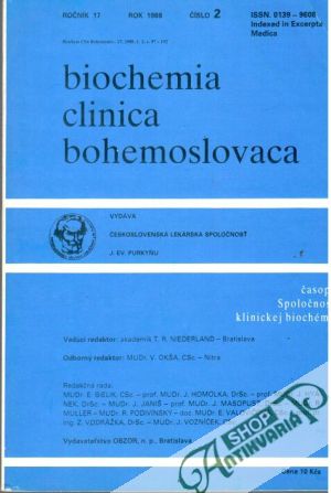 Biochemia clinica bohemoslovaca 2/1988 - Kolektív autorov