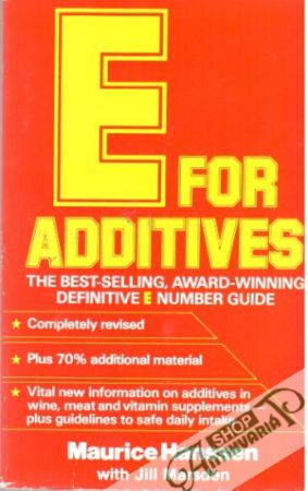 Obal knihy E for additives