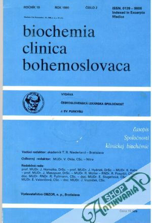 Biochemia clinica bohemoslovaca 2/1990 - Kolektív autorov