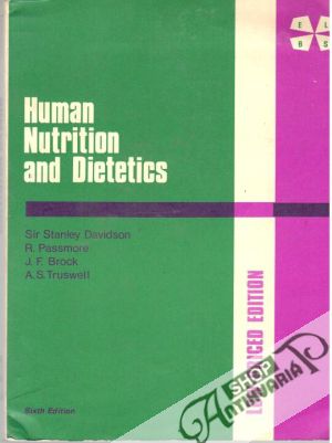 Obal knihy Human nutrition and dietetics