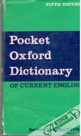Obal knihy The Pocket Oxford Dictionary of Current English