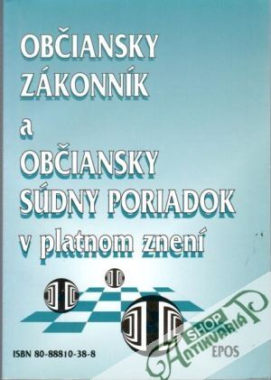 Obal knihy Občiansky zákonník a občiansky súdny poriadok v platnom znení