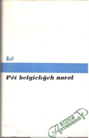 Obal knihy Pět belgických novel