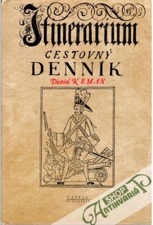 Obal knihy Itinerarium, Cestovný denník