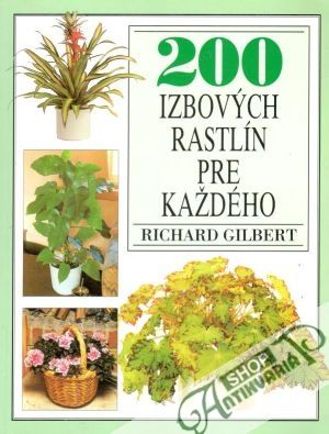 Obal knihy 200 izbových rastlín pre každého