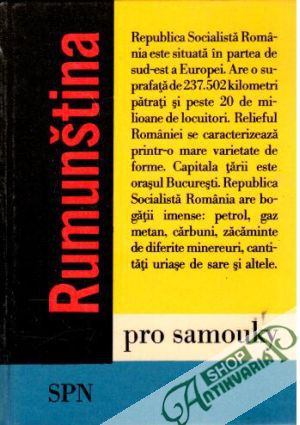 Obal knihy Rumunština pro samouky