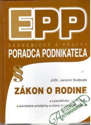 Obal knihy Ekonomický a právny poradca podnikateľa - Zákon o rodine