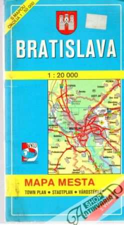 Bratislava - mapa mesta - Vašek Jaroslav a kolektív