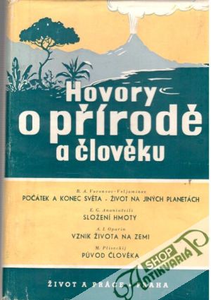 Obal knihy Hovory o přírodě a člověku