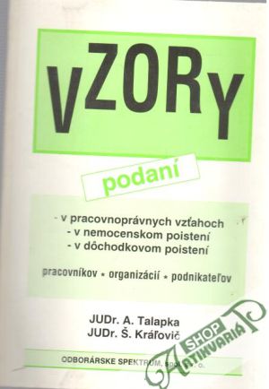Vzory podaní - Talapka A., Kráľovič Š.
